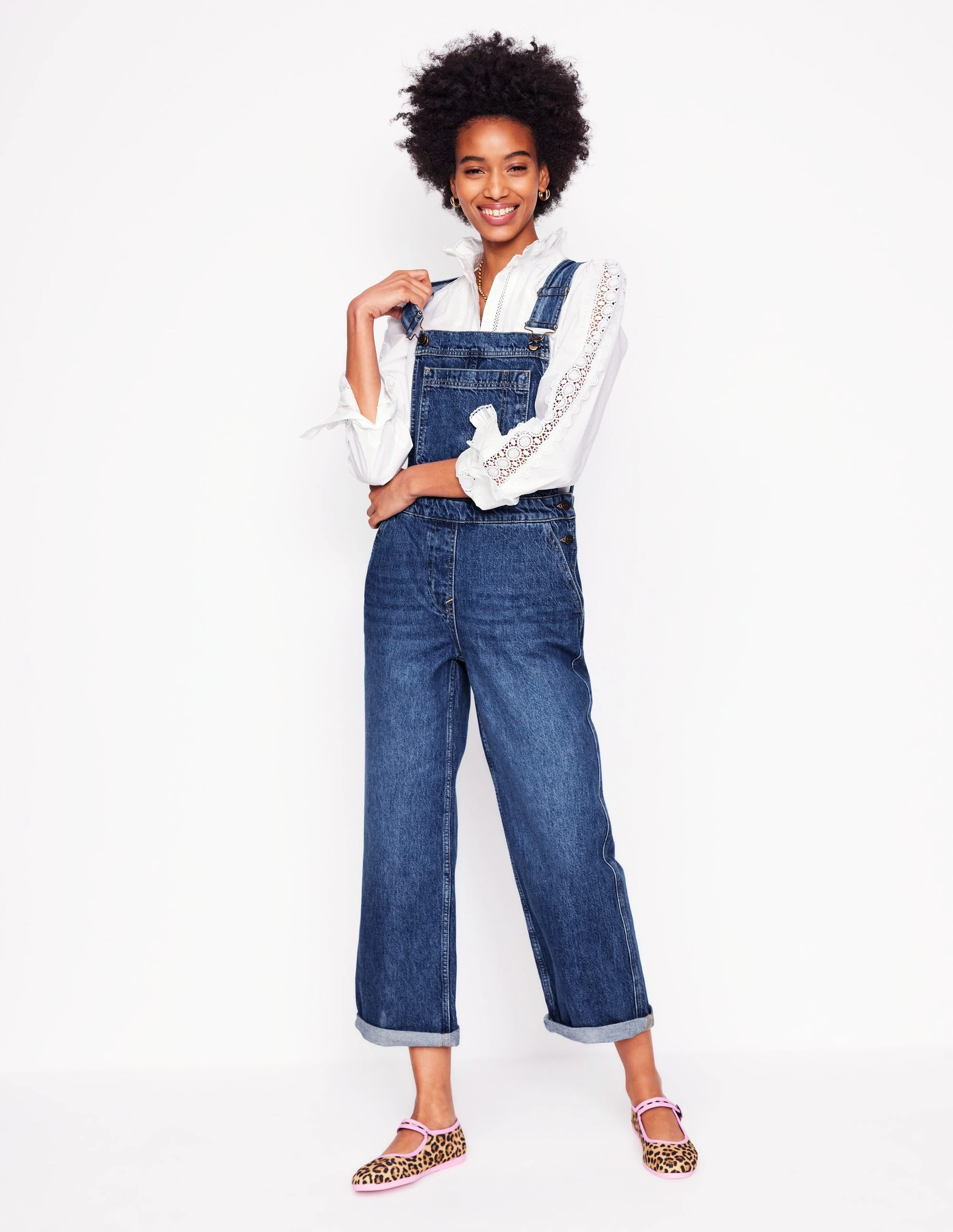 Straight Leg Dungarees-Mid Vintage