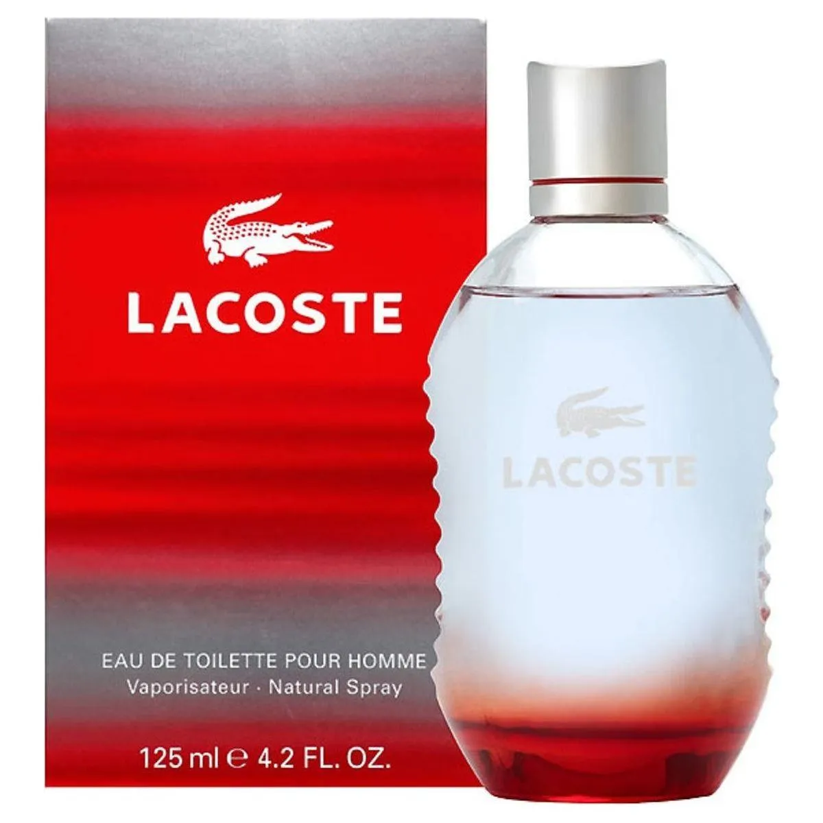 STYLE IN PLAY by LACOSTE RED Cologne 4.2 oz men New in Box