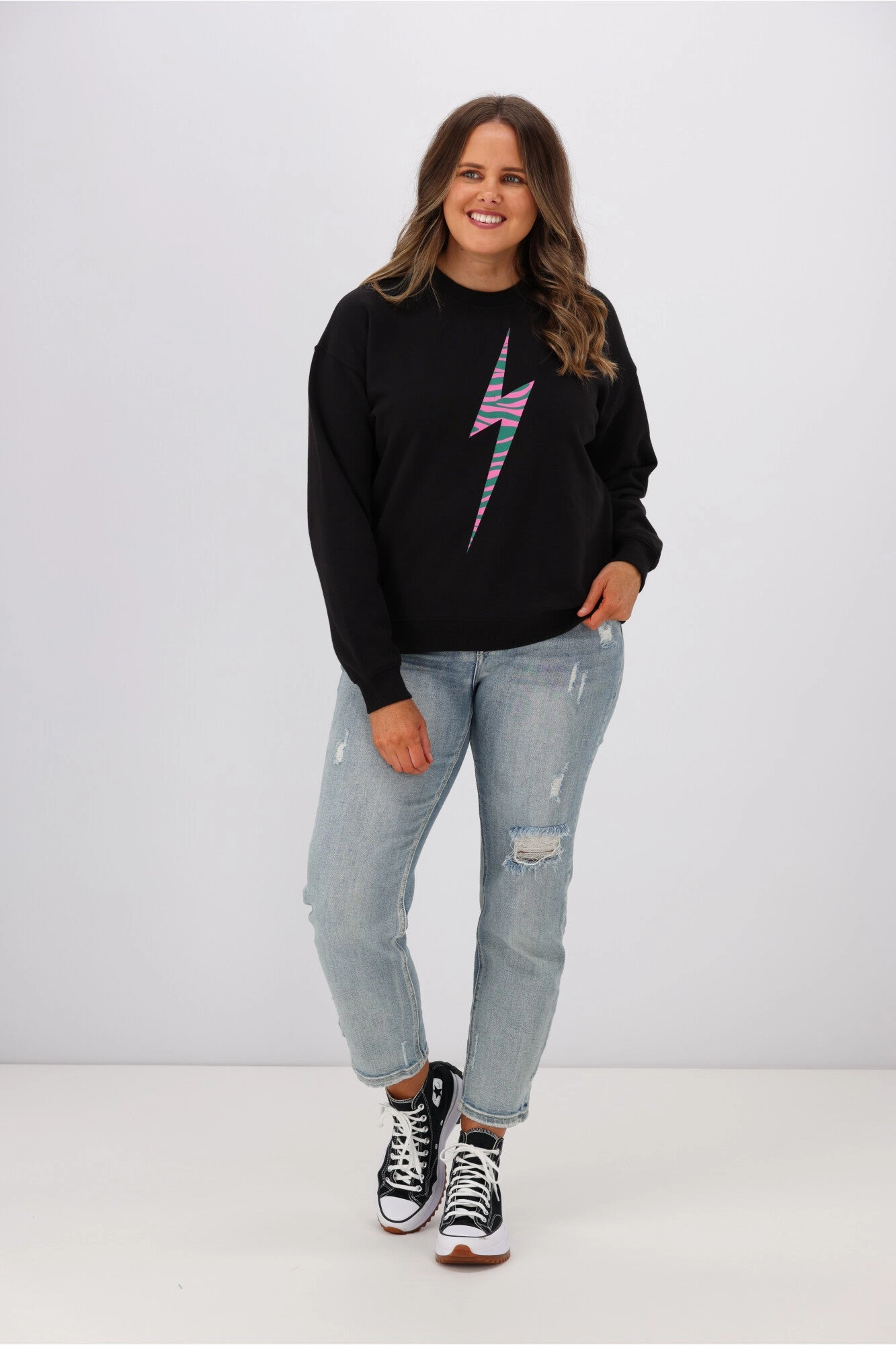 Sugarhill Brighton Noah Sweatshirt Lightning Black
