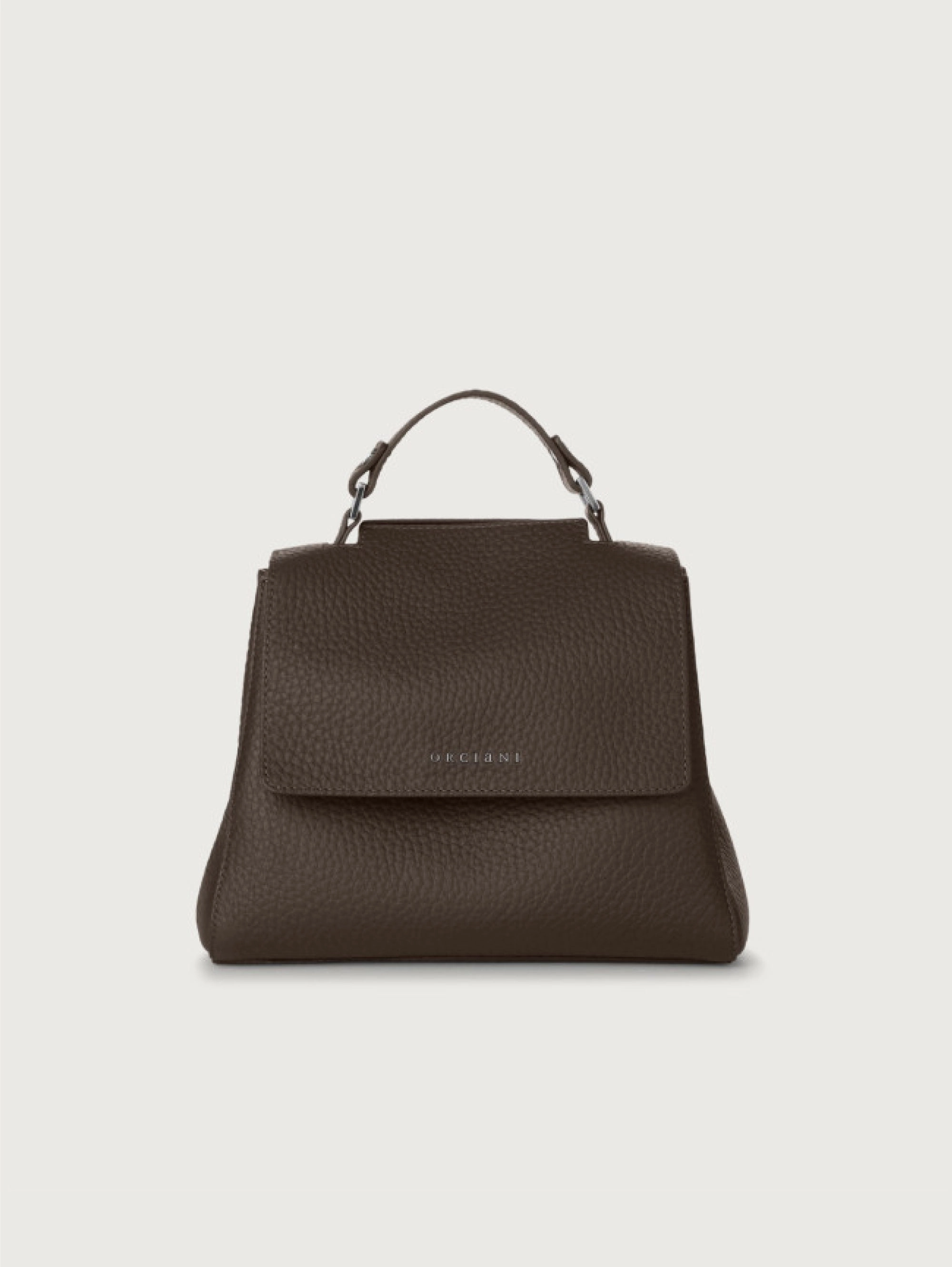Sveva Small Hand Bag in Dark Brown