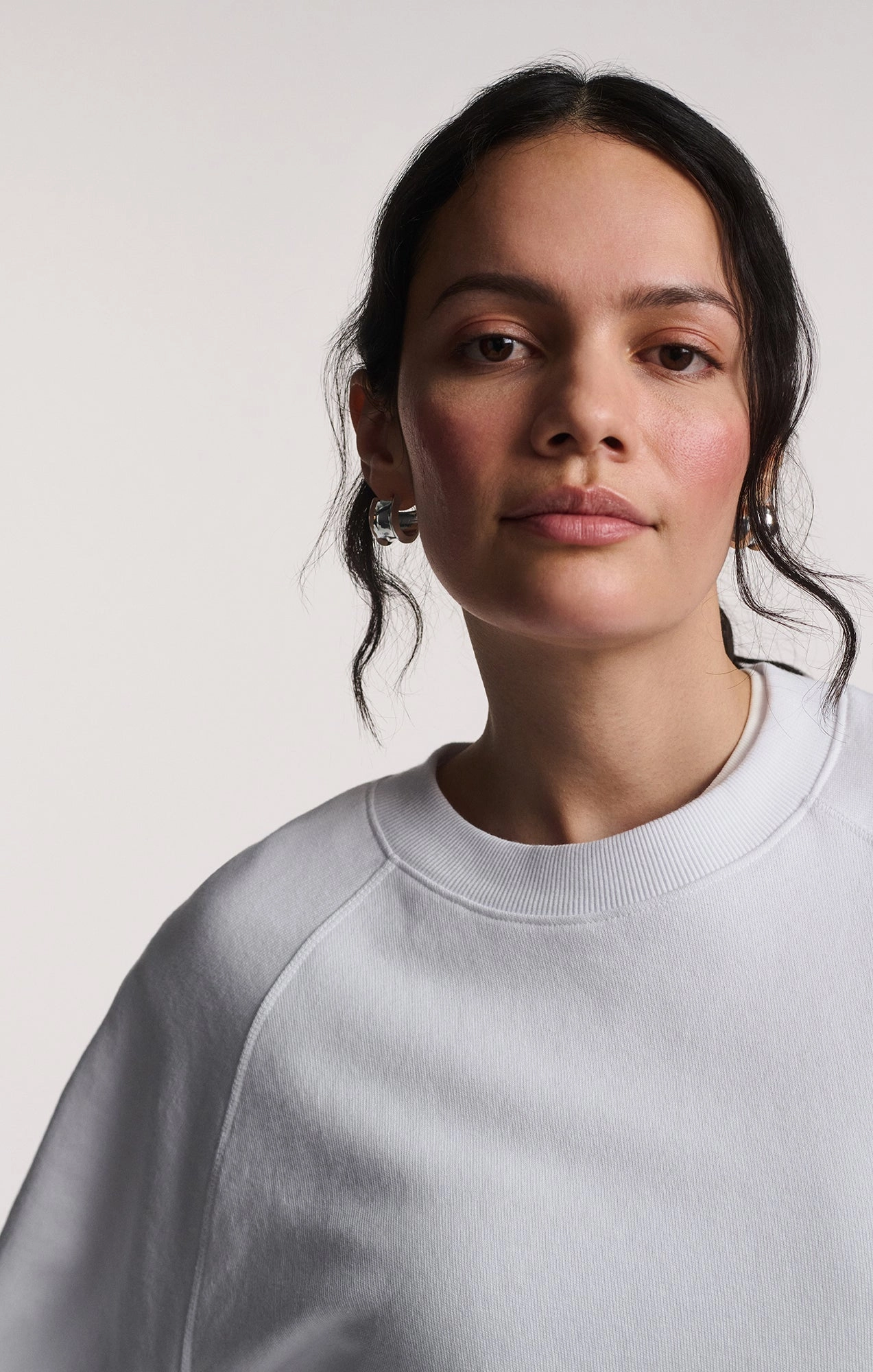 SWEATSHIRT IN WHITE