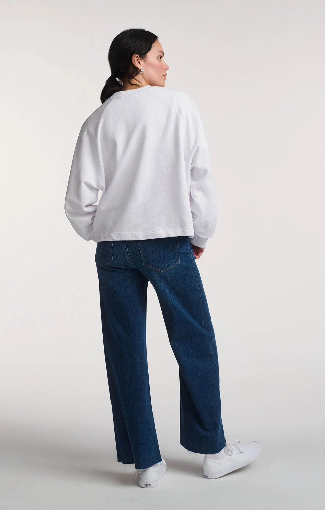 SWEATSHIRT IN WHITE