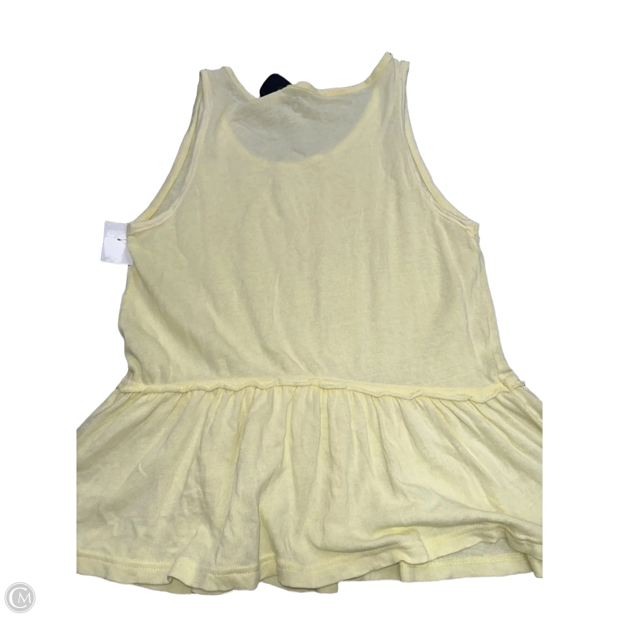 Tank Top By Clothes Mentor In Yellow, Size: L