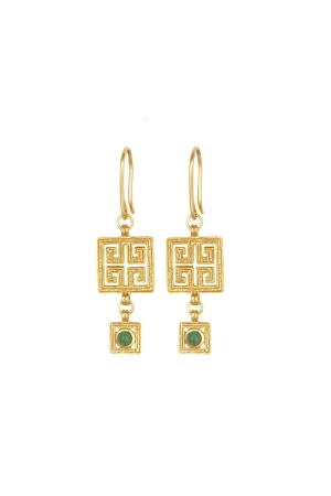 Temple Of The Sun Calise Earring - Gold