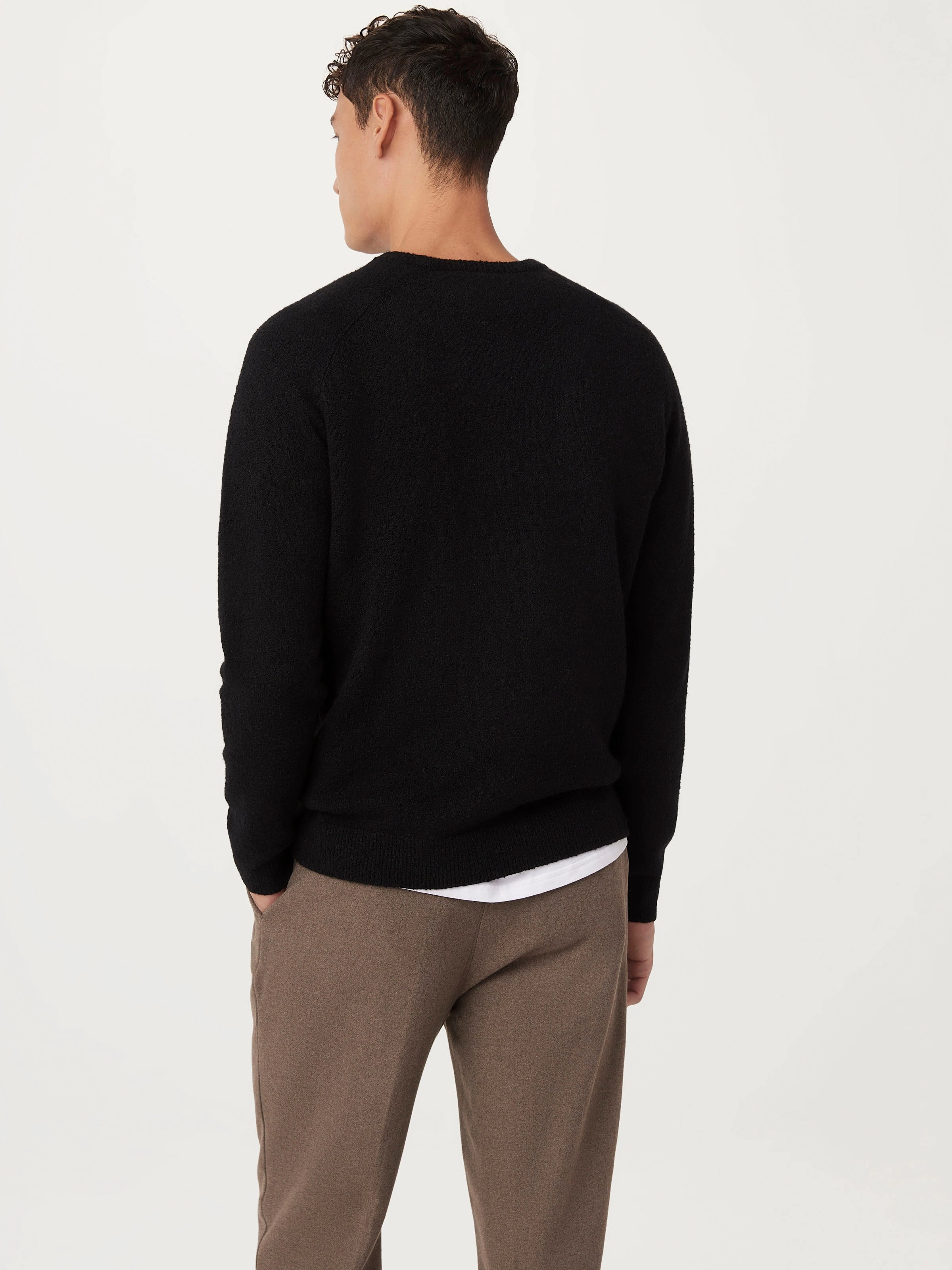 The Seawool® Boucle Sweater in Black