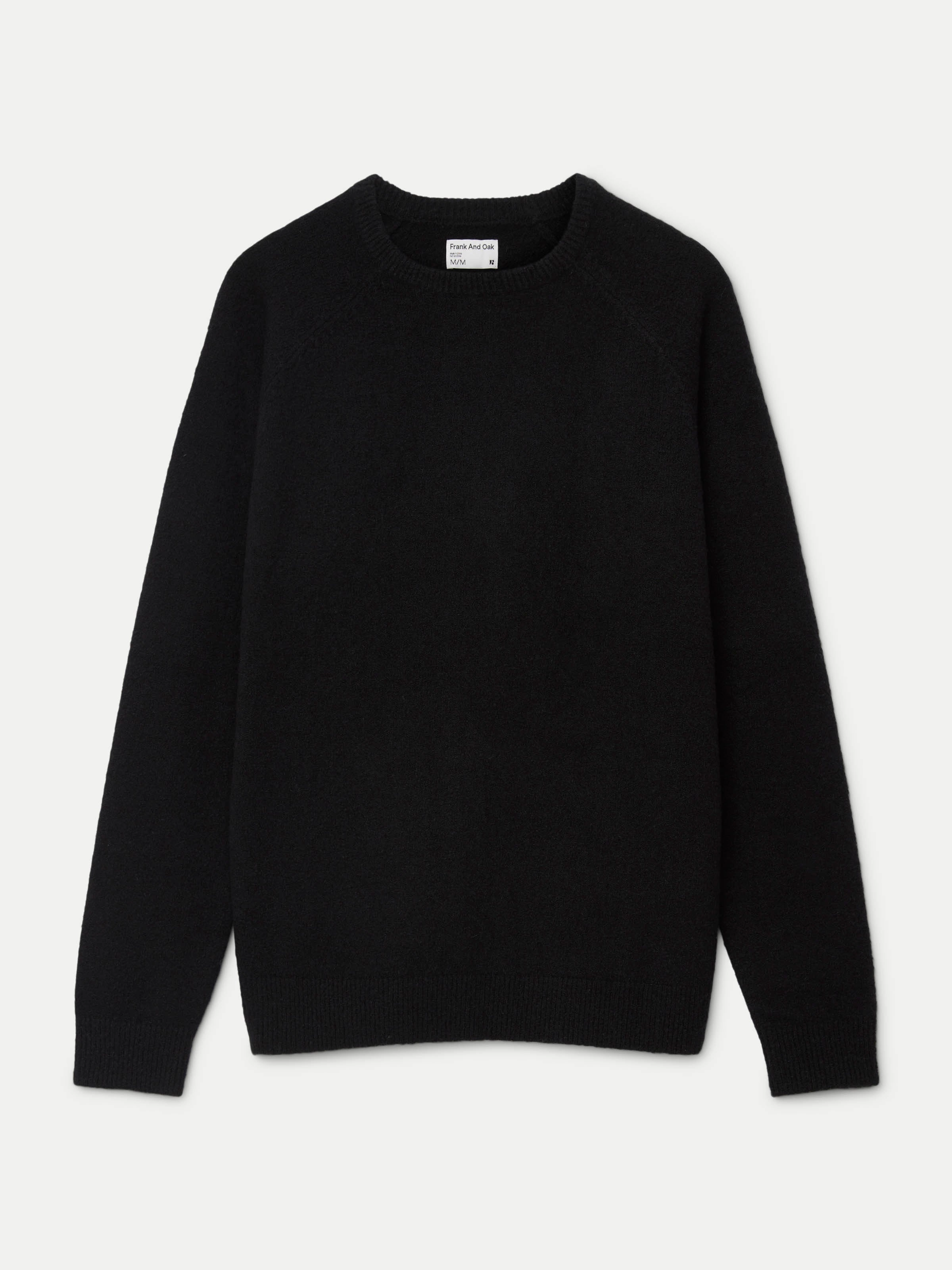 The Seawool® Boucle Sweater in Black