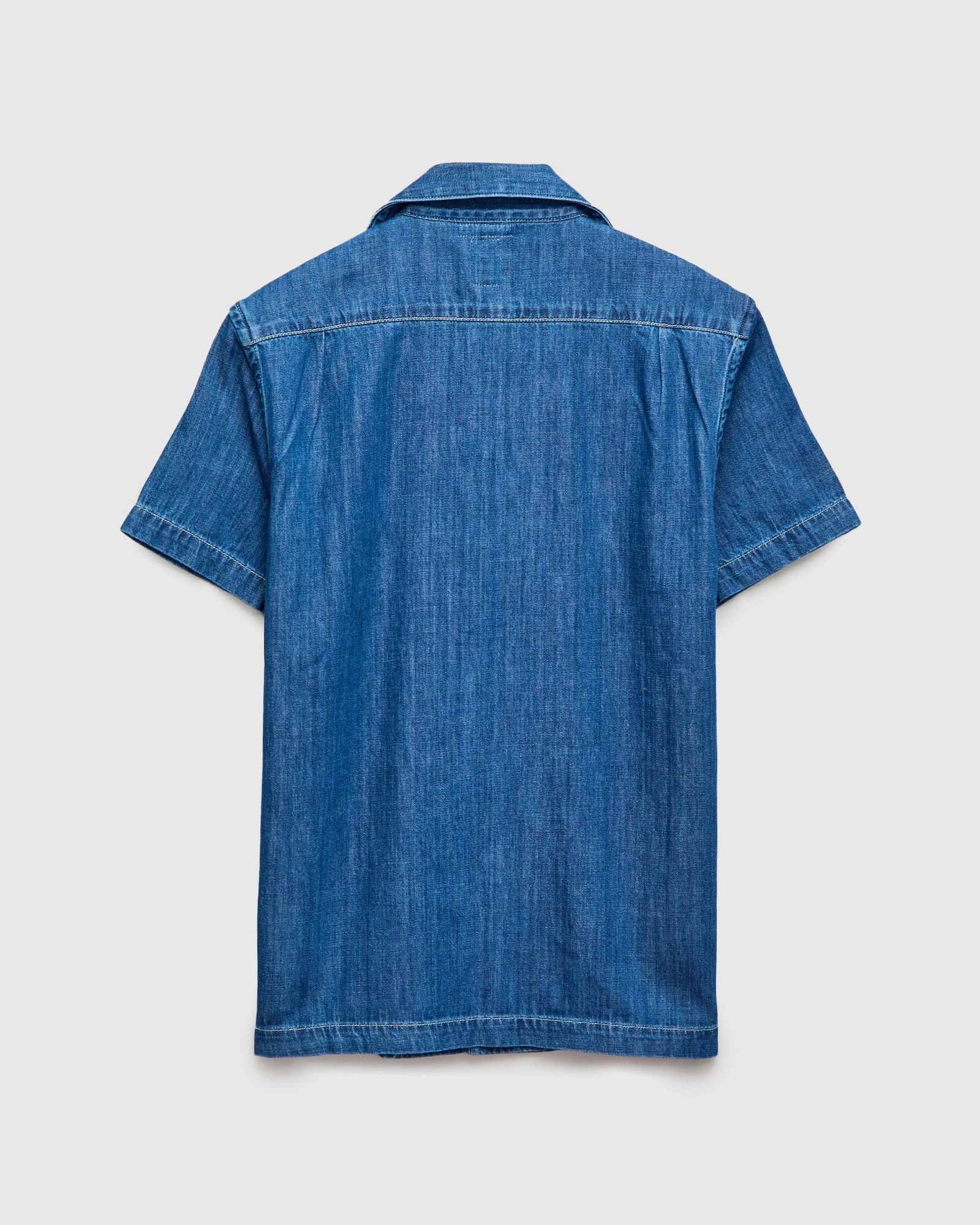 The Wrench Short Sleeve Shirt in Light Indigo