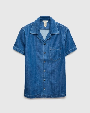 The Wrench Short Sleeve Shirt in Light Indigo