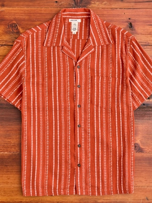 The Wrench Short Sleeve Shirt in Orange Ace