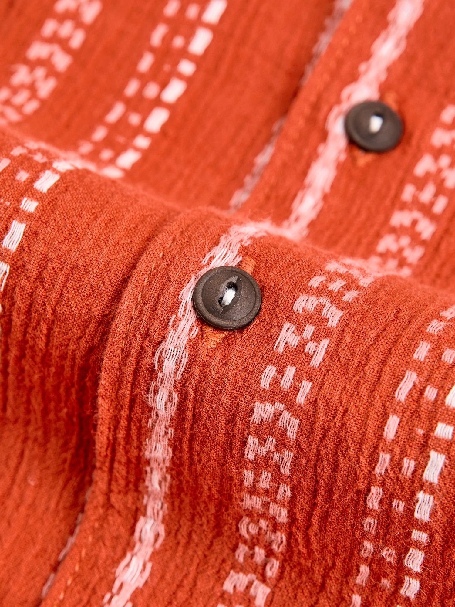 The Wrench Short Sleeve Shirt in Orange Ace
