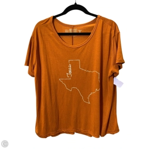 Top Short Sleeve By Retro In Bronze, Size: L