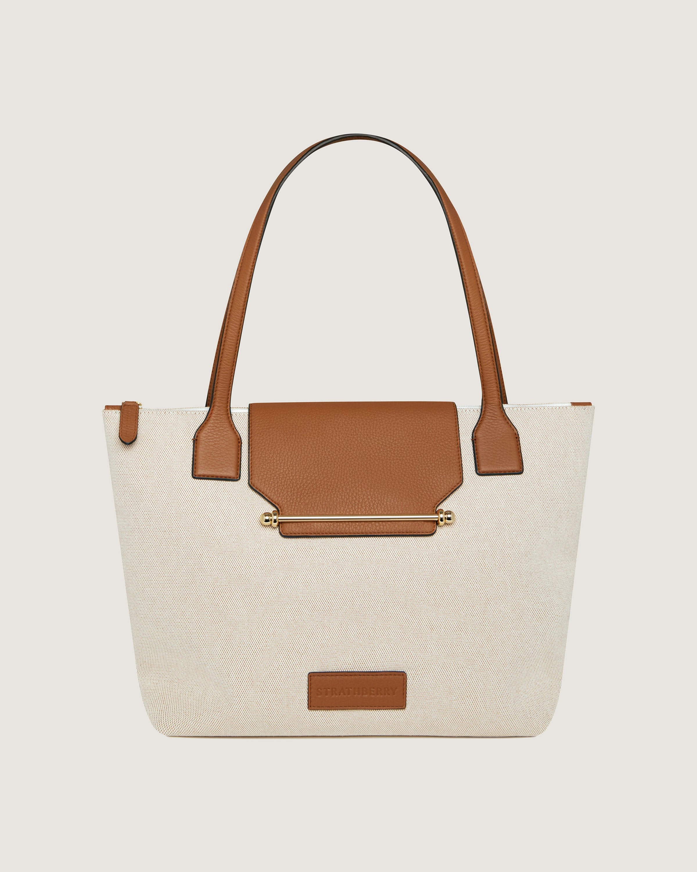 Travel Tote - Canvas Ecru/Tan