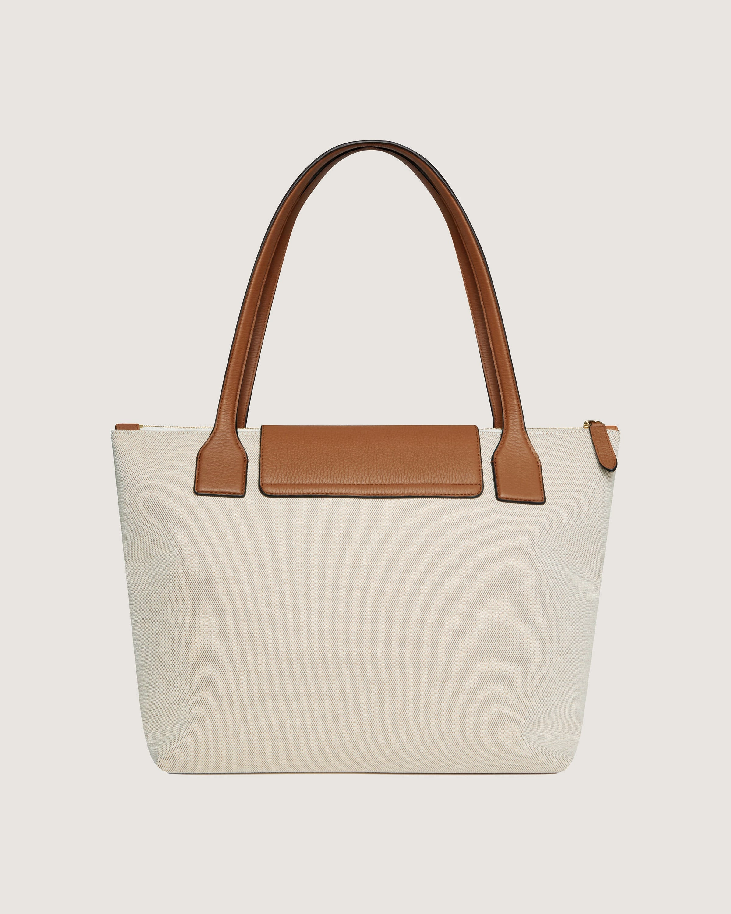 Travel Tote - Canvas Ecru/Tan