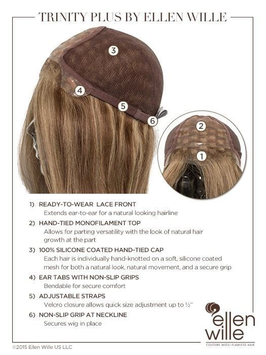 Trinity Plus | Remy Human Hair Lace Front Wig (Hand-Tied)