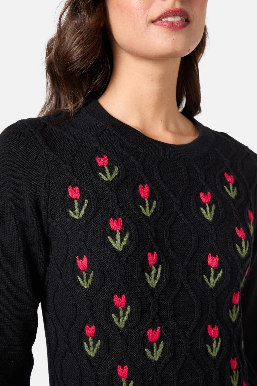 Tulip Embroiderd Jumper