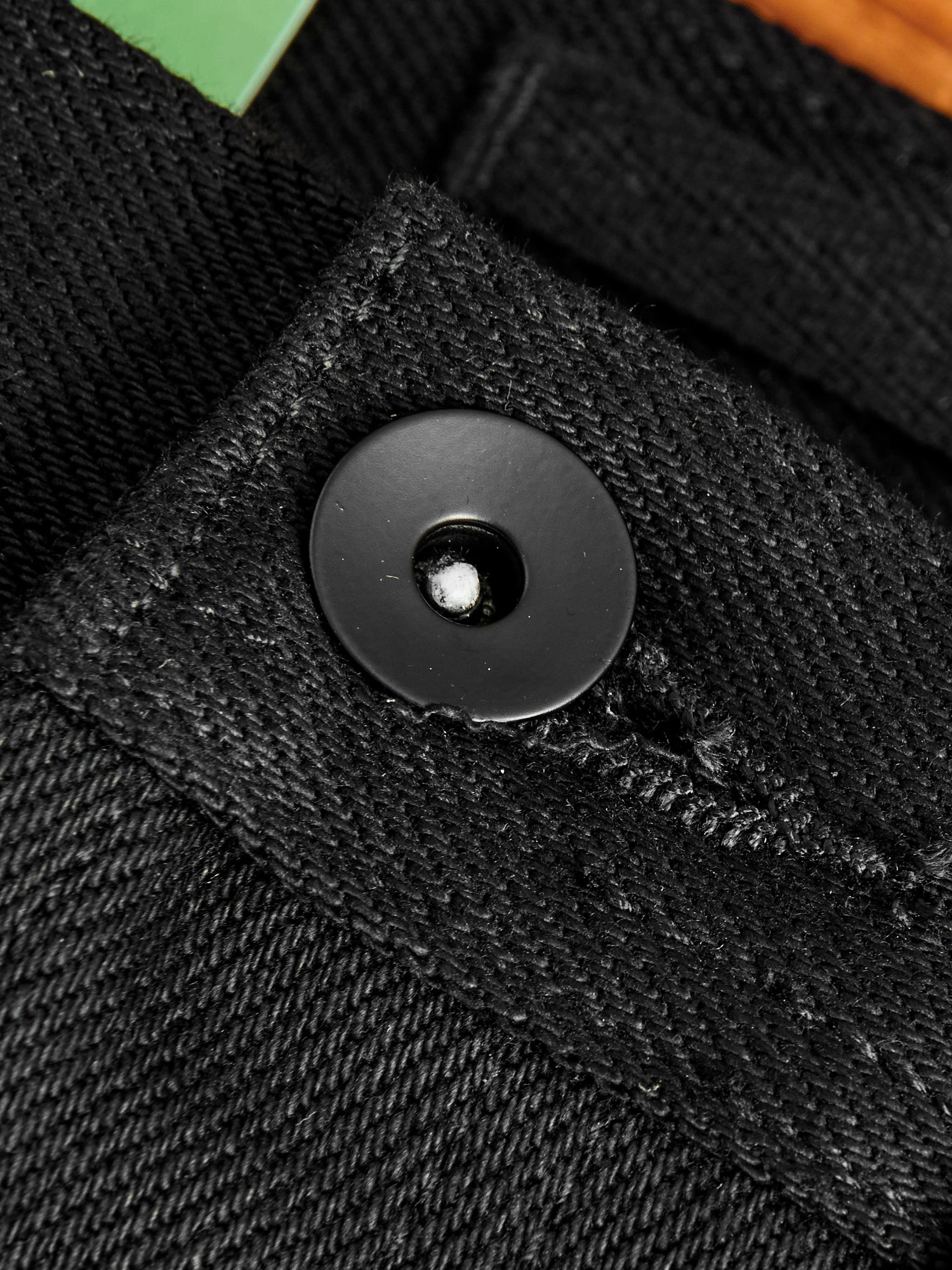 UB242 Heavyweight Solid Black 21oz Selvedge Denim - Tapered Fit