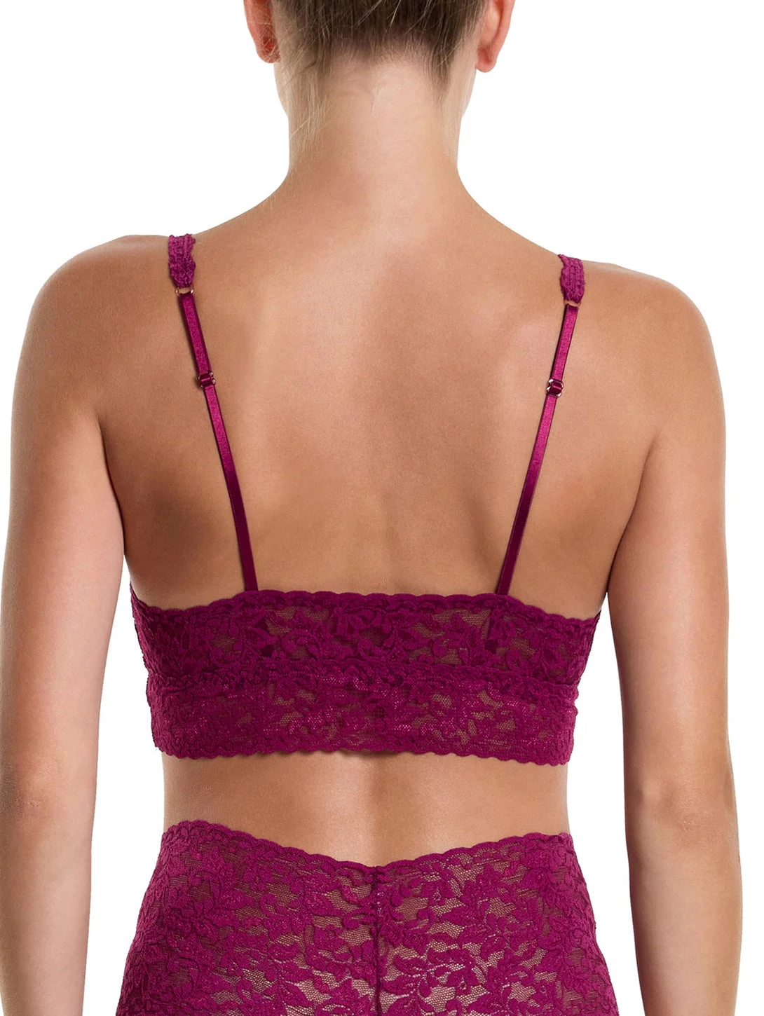 V-Neck Retro Bralette - Sugar Plum