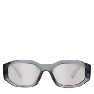 VERSACE <br>VE4361 TRANSPARENT GREY W/ LIGHT GREY MIRROR SILVER