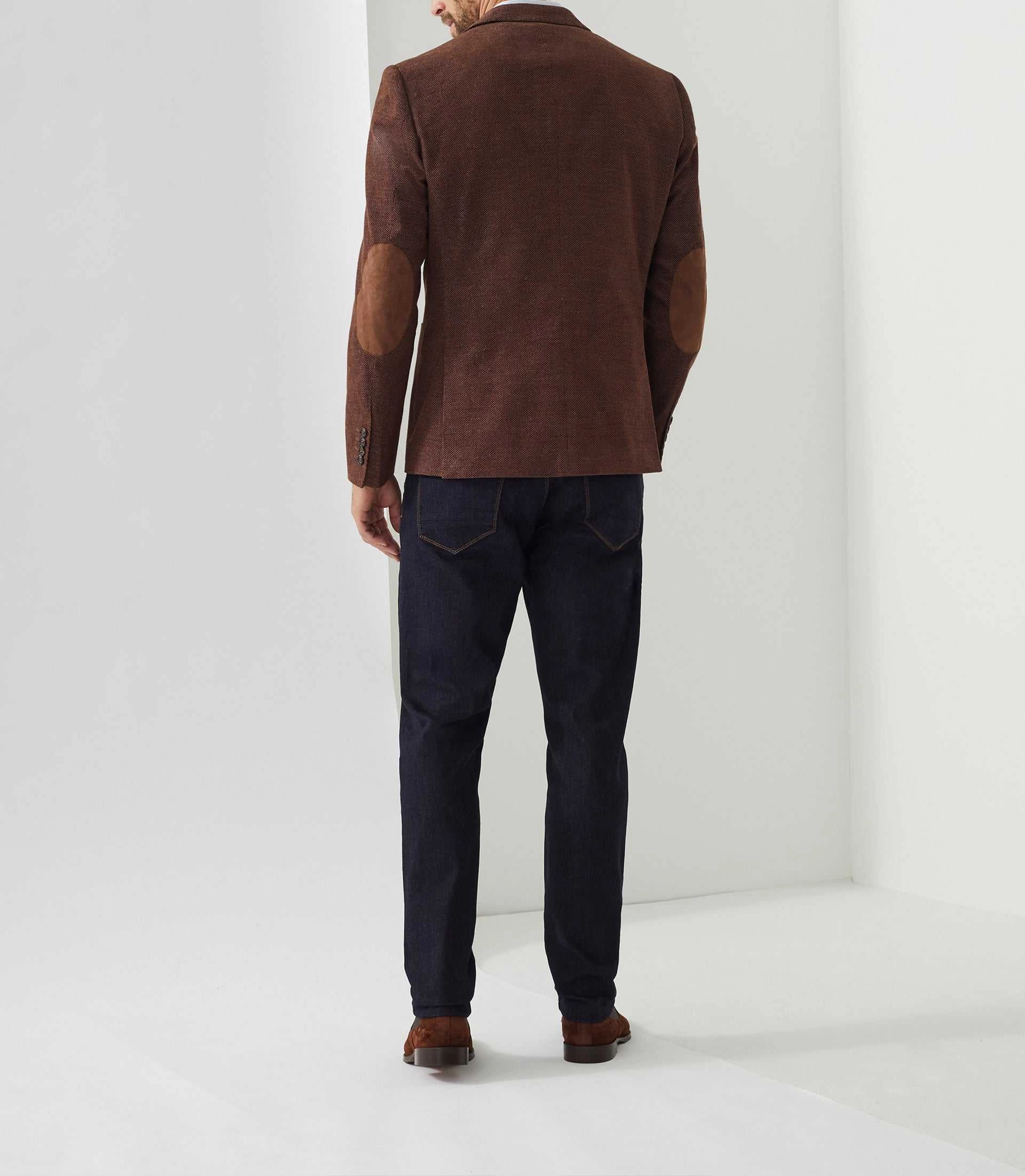 Veste velours fantaisie marron-clair Record