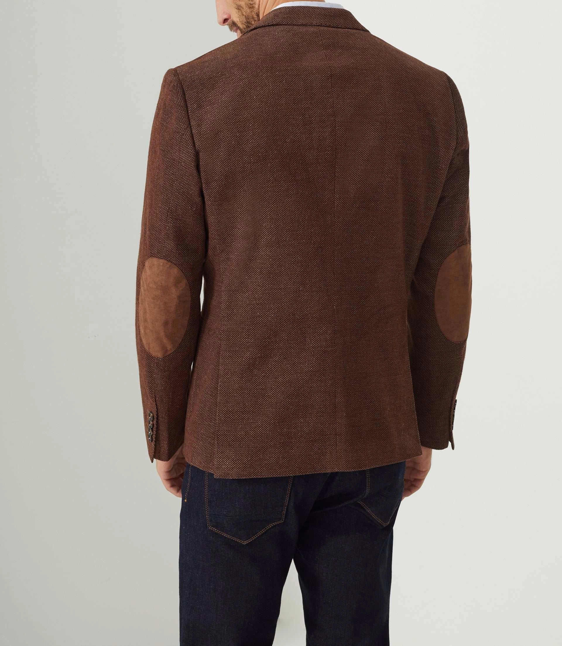 Veste velours fantaisie marron-clair Record