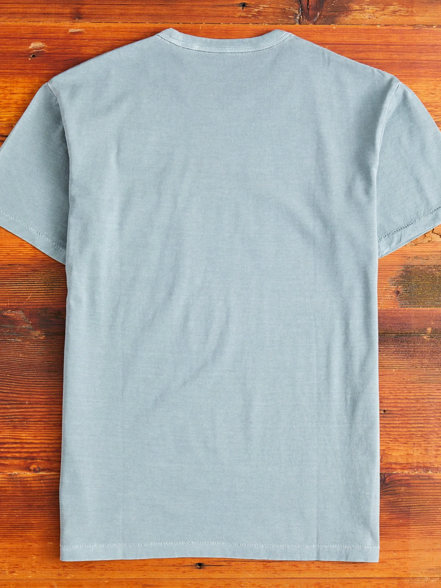 Vintage Knit Pocket T-Shirt in Sea Green