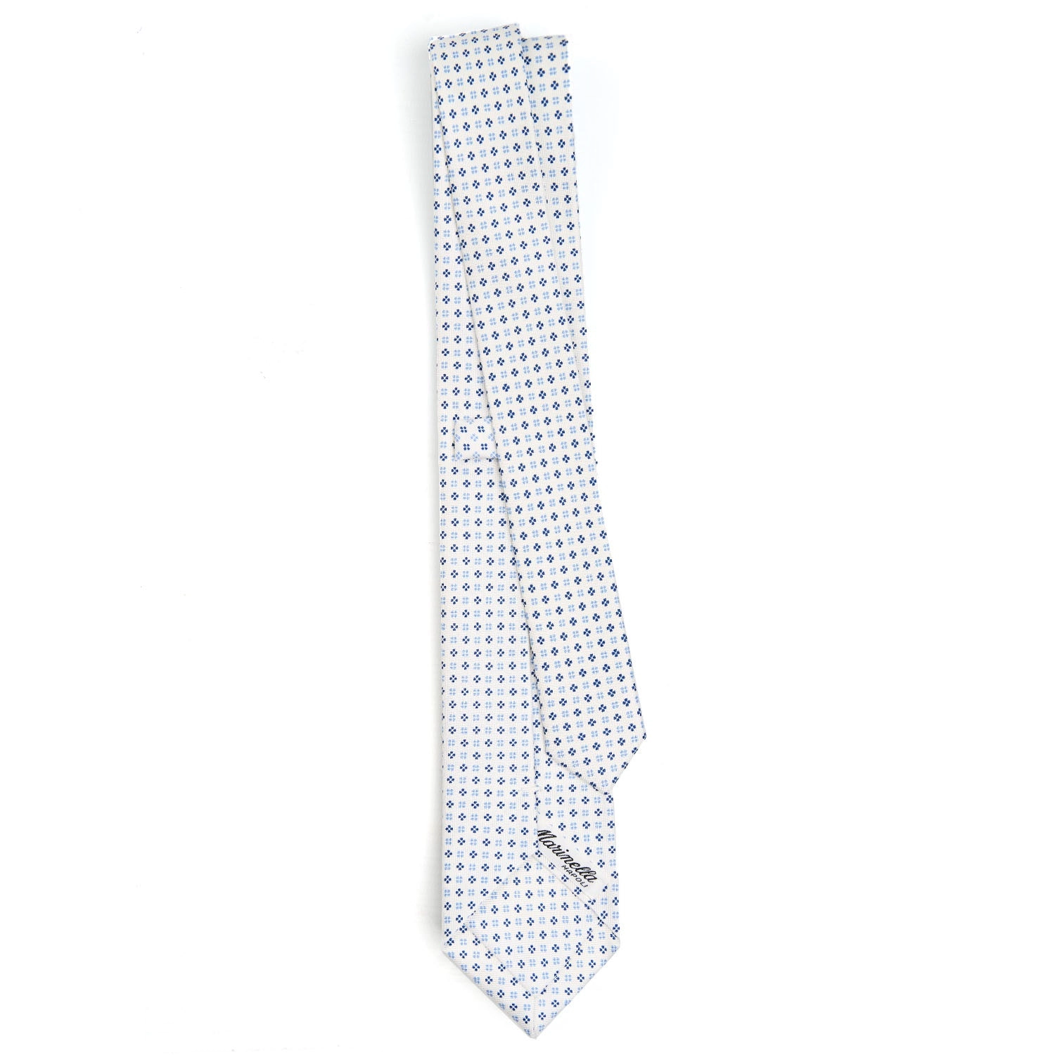 WHITE SARTORIAL 7 CM SILK TIE