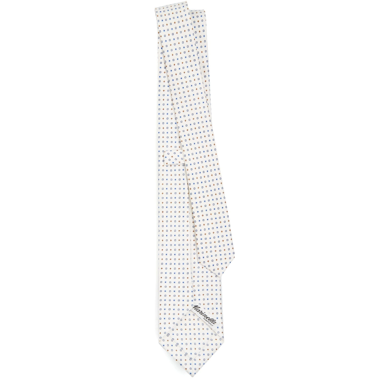 WHITE SARTORIAL 7 CM SILK TIE