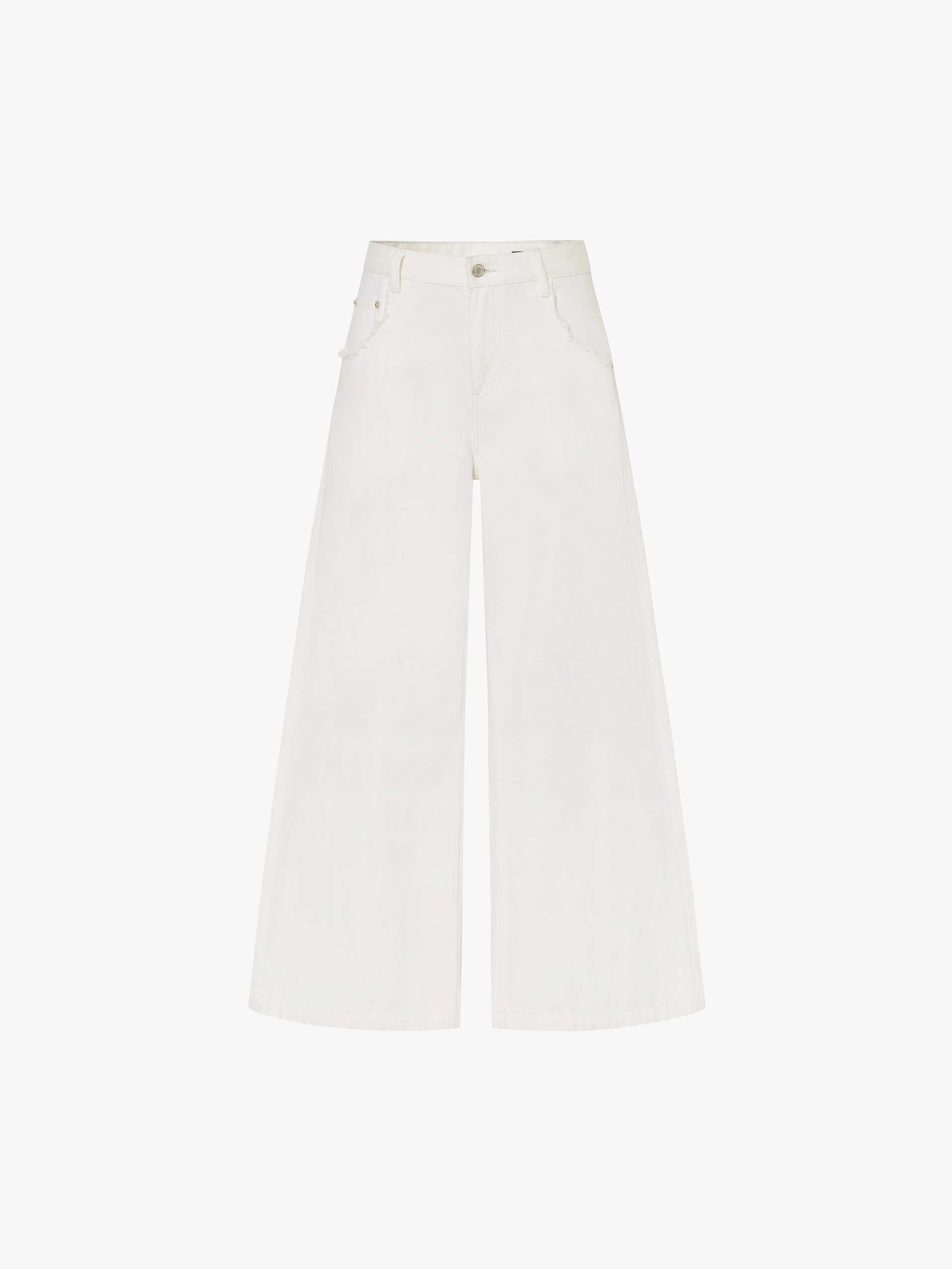 White Wide Leg Jeans