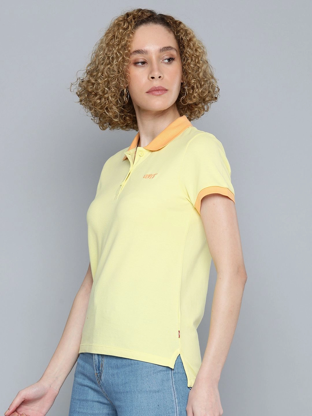 Women's Solid Polo T-shirt