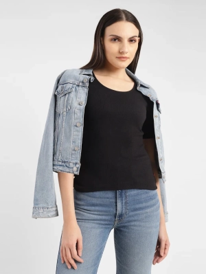 Women's Solid Scoop Neck T-shirt