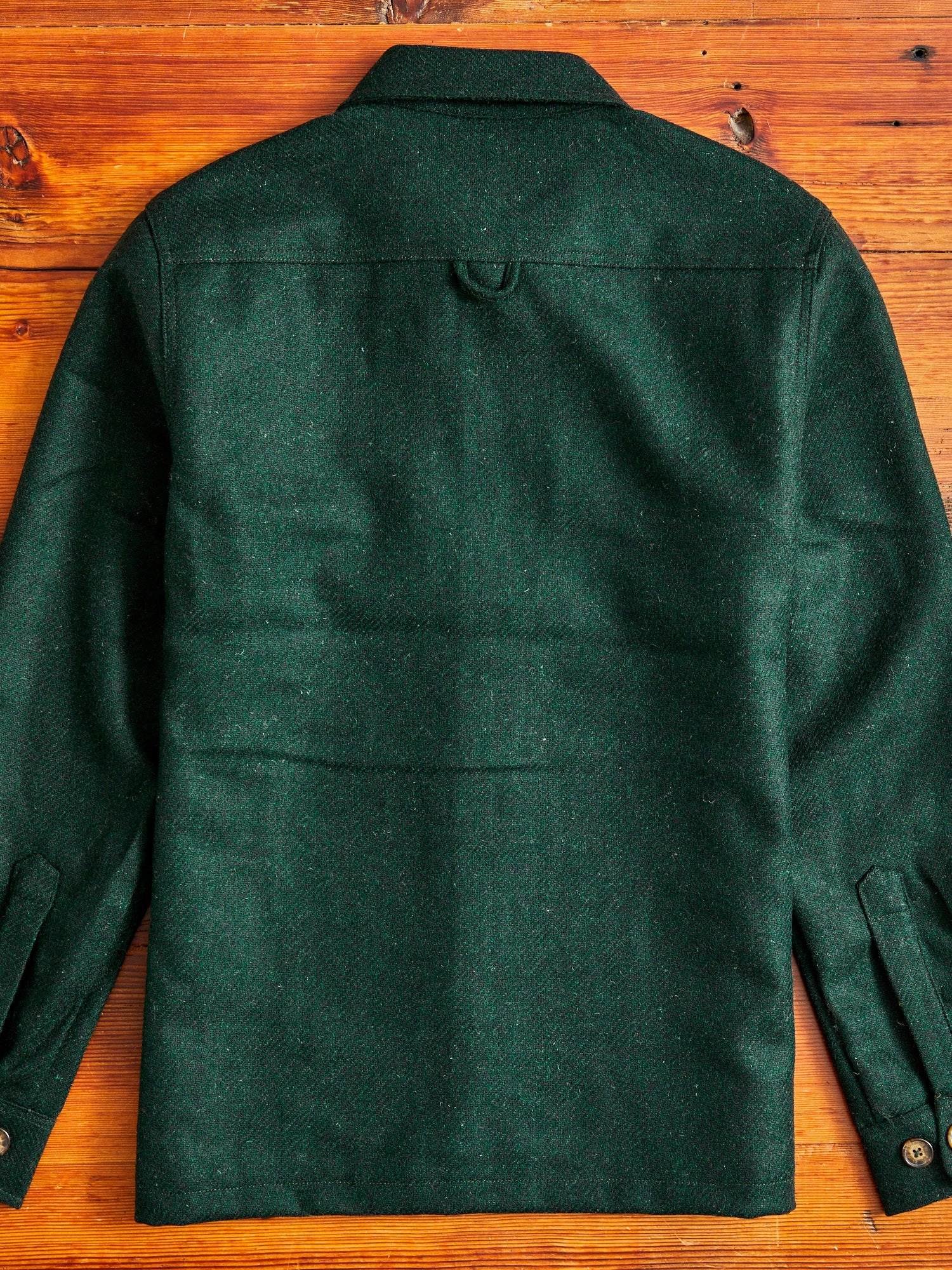 Wool Field Overshirt in Green