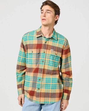 Wrangler L/S Utility Shirt - Latigo Bay