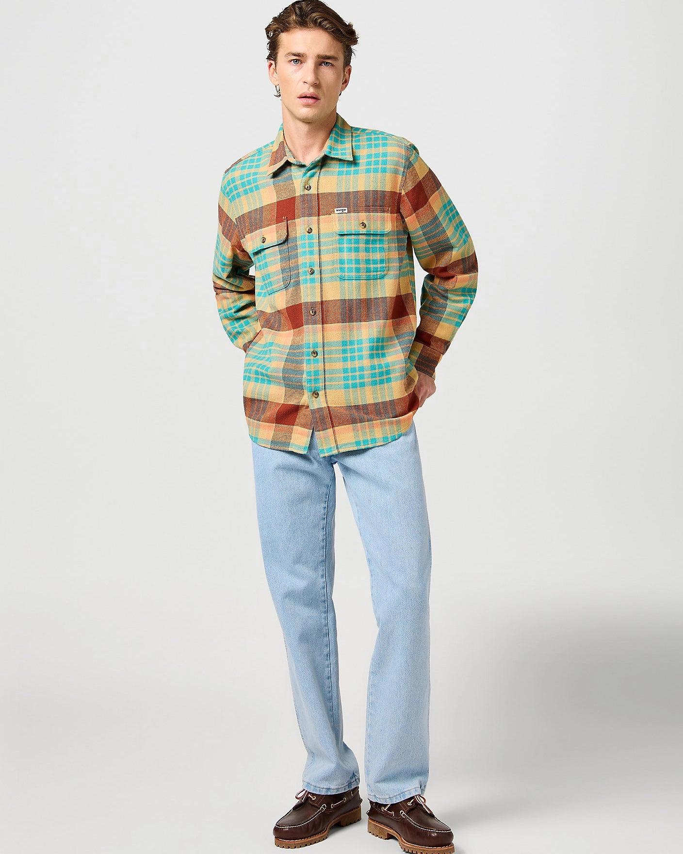 Wrangler L/S Utility Shirt - Latigo Bay