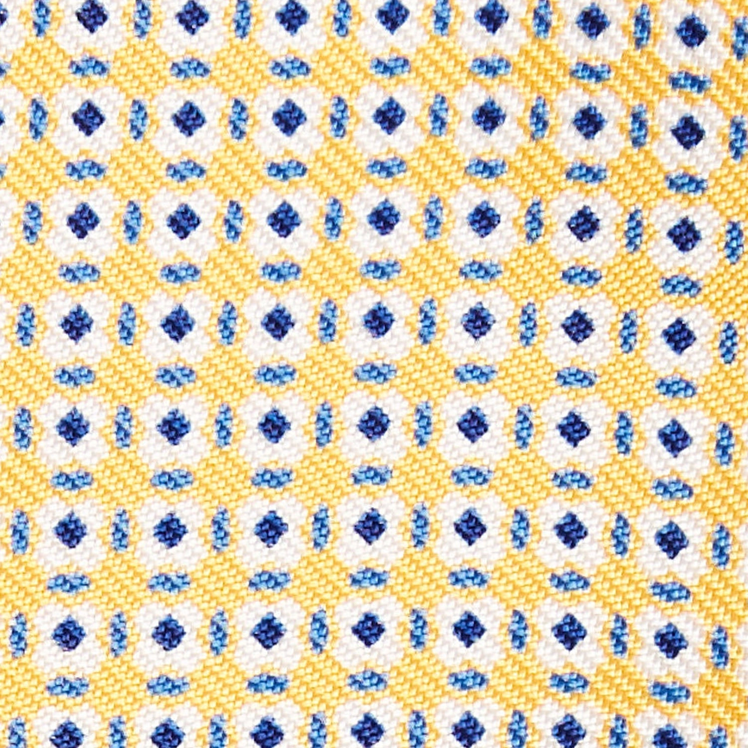 YELLOW SILK BOWTIE TO SELF-TIE
