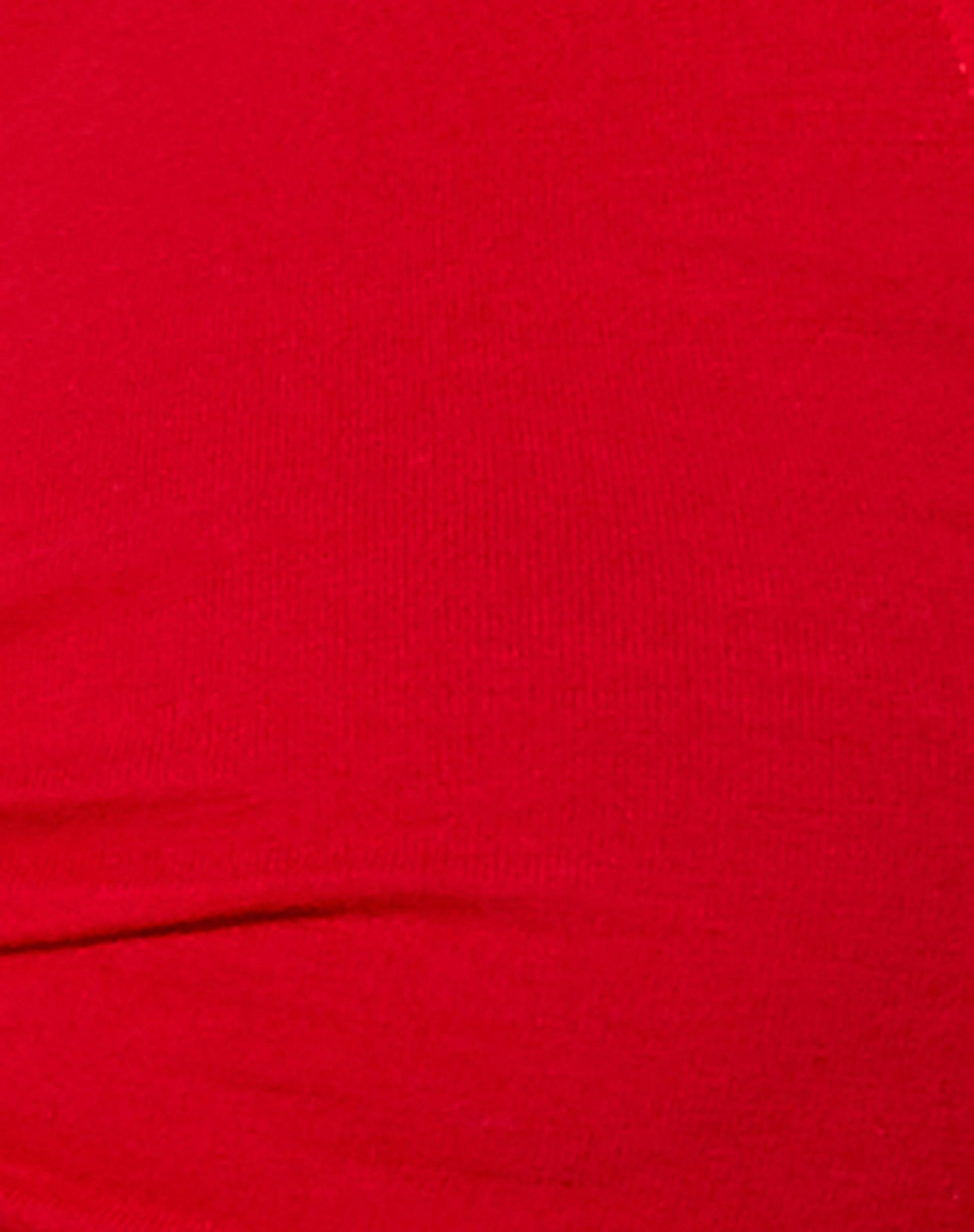 Zeme Crop Top in Racing Red