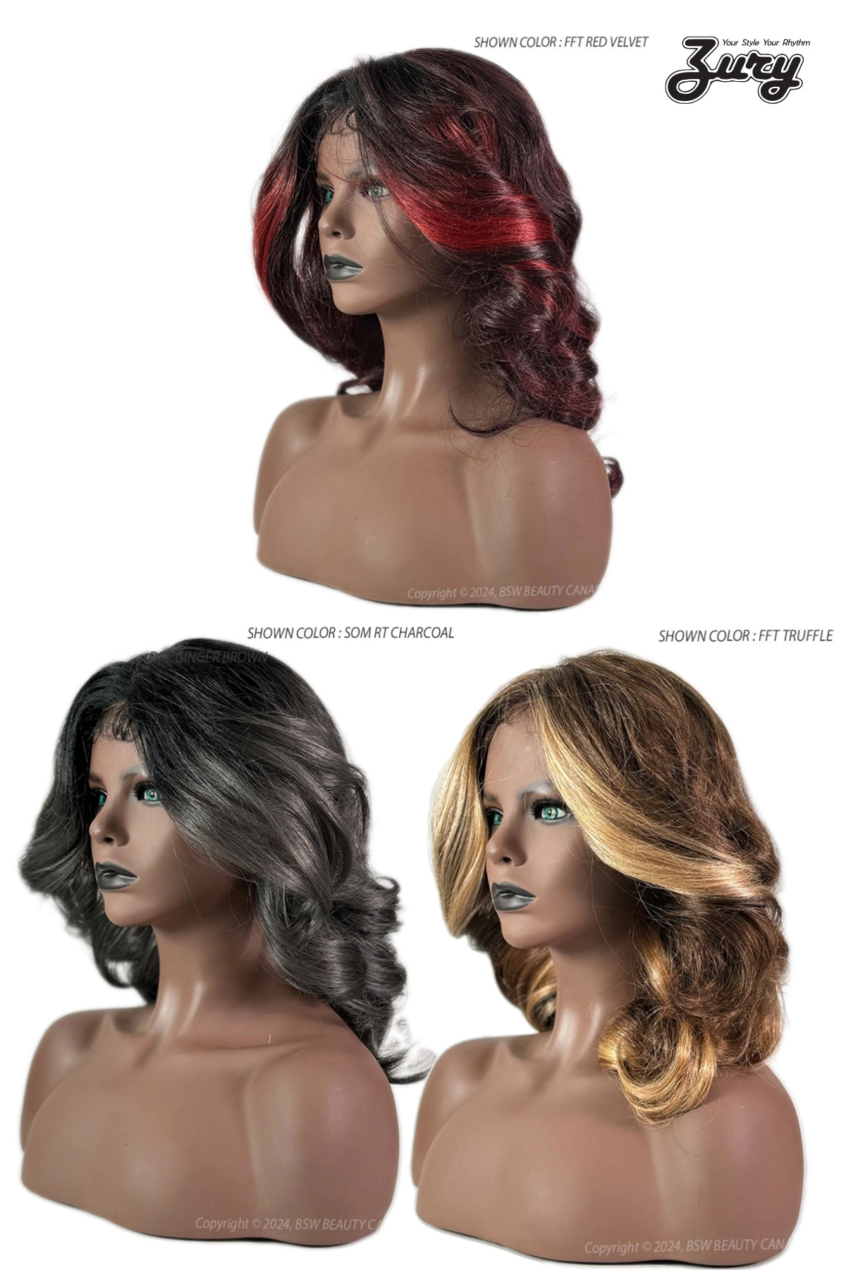 ZURY SIS HD LACE PART WIG - ELENA
